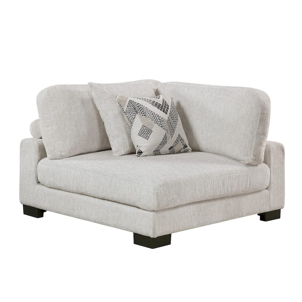 Homelegance  - Tinley Corner Seat in Beige - 9555BEG-CR  view 1