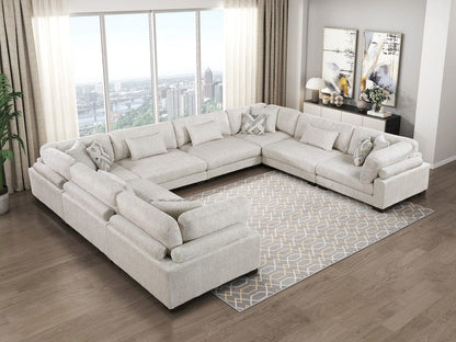 Homelegance  - Tinley Corner Seat in Beige - 9555BEG-CR  view 10