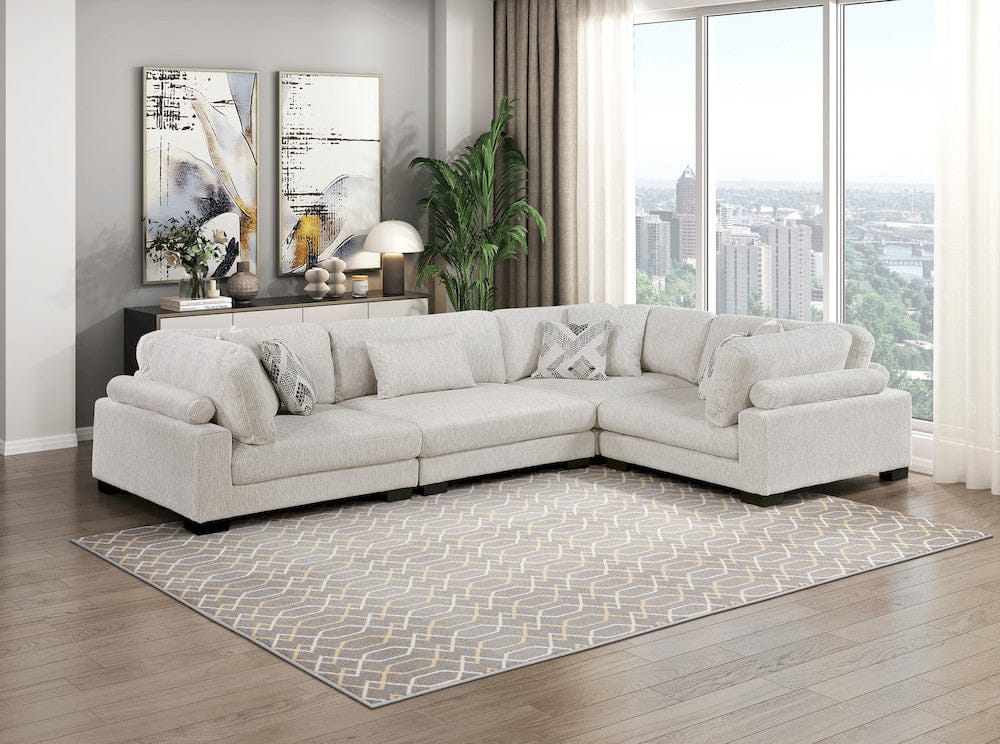 Homelegance  - Tinley Corner Seat in Beige - 9555BEG-CR  view 12