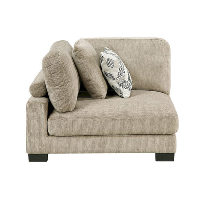Homelegance  - Tinley Corner Seat in Brown - 9555BRW-CR  view 3