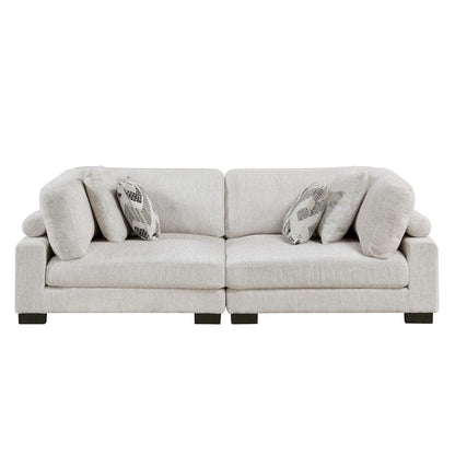 Homelegance  - Tinley Love Seat in Beige - 9555BEG-2x  view 1