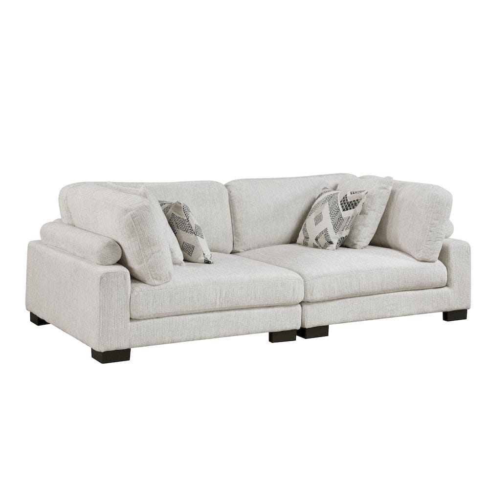 Homelegance  - Tinley Love Seat in Beige - 9555BEG-2x  view 2