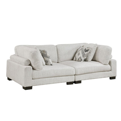 Homelegance  - Tinley Love Seat in Beige - 9555BEG-2x  view 2