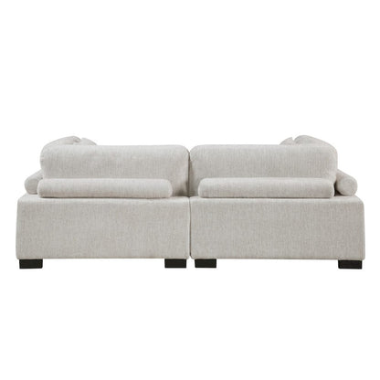 Homelegance  - Tinley Love Seat in Beige - 9555BEG-2x  view 4