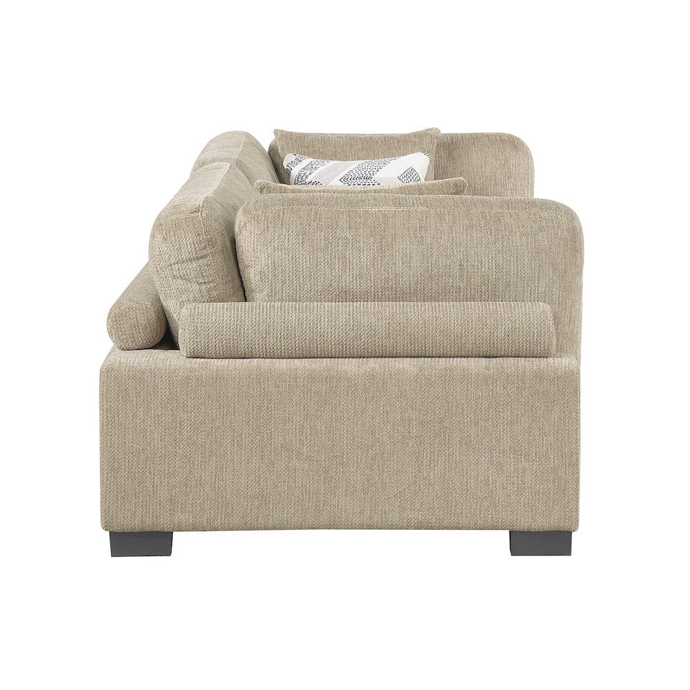 Homelegance  - Tinley Love Seat in Brown - 9555BRW-2x  view 2