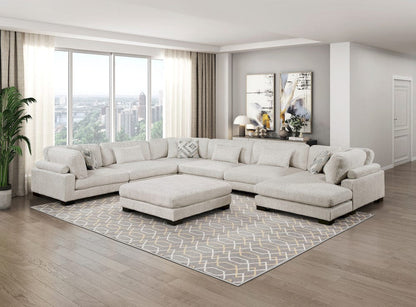 Homelegance  - Tinley Ottoman in Beige - 9555BEG-4  view 5