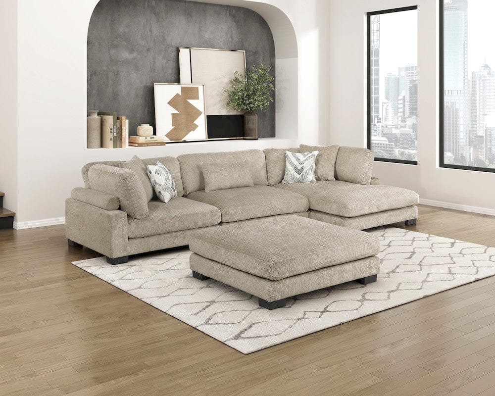 Homelegance  - Tinley Ottoman in Brown - 9555BRW-4  view 10