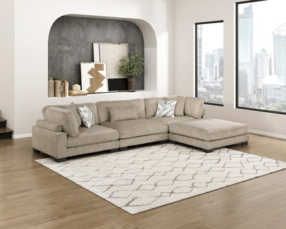 Homelegance  - Tinley Ottoman in Brown - 9555BRW-4  view 11
