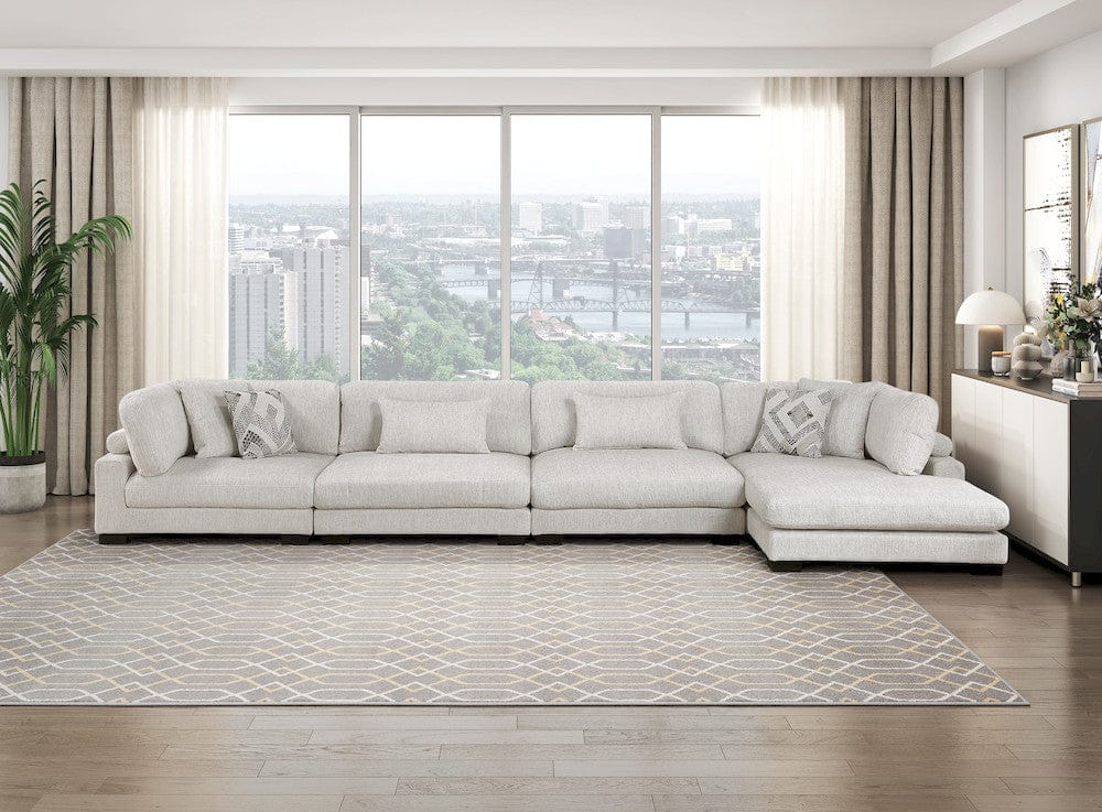 Homelegance  - Tinley Reversible Chaise in Beige - 9555BEG-VC  view 2