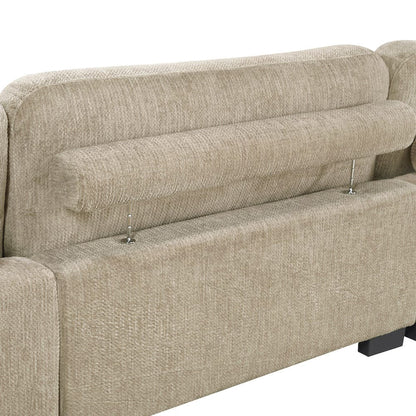 Homelegance  - Tinley Sofa in Brown - 9555BRW-3x  view 4