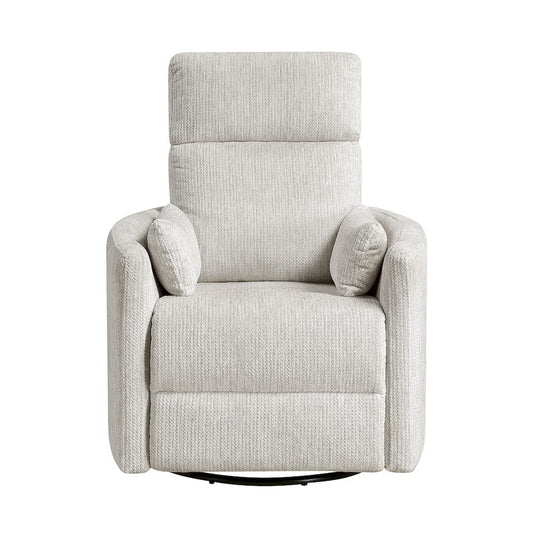 Homelegance  - Tinley Swivel Glider Reclining Chair in Beige - 9555BEG-1SW  view 1