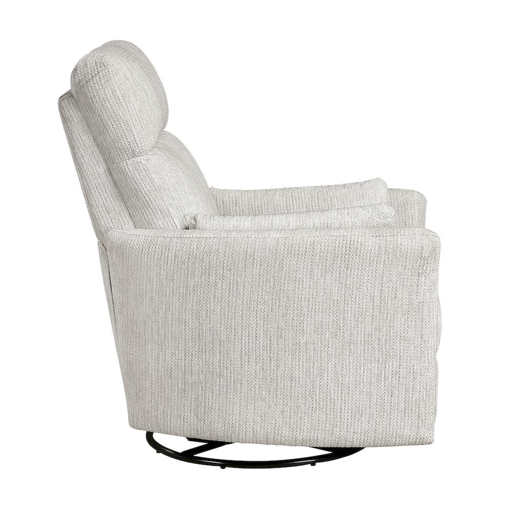 Homelegance  - Tinley Swivel Glider Reclining Chair in Beige - 9555BEG-1SW  view 5