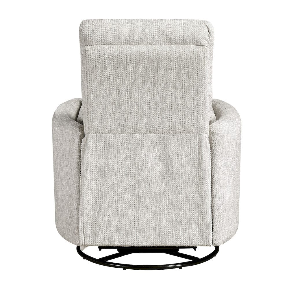 Homelegance  - Tinley Swivel Glider Reclining Chair in Beige - 9555BEG-1SW  view 7
