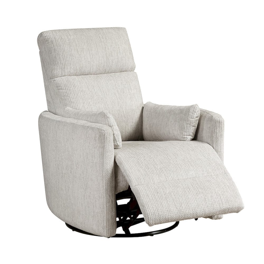 Homelegance  - Tinley Swivel Glider Reclining Chair in Beige - 9555BEG-1SW  view 8