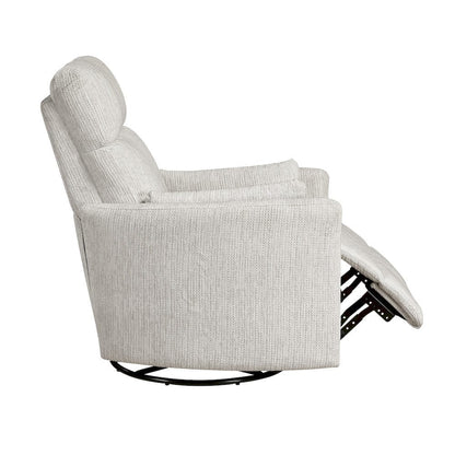 Homelegance  - Tinley Swivel Glider Reclining Chair in Beige - 9555BEG-1SW  view 10