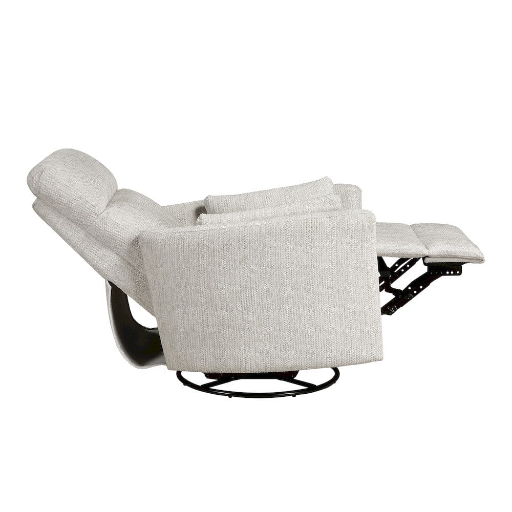 Homelegance  - Tinley Swivel Glider Reclining Chair in Beige - 9555BEG-1SW  view 11