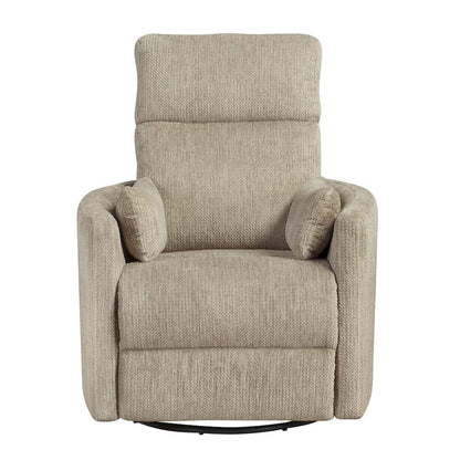 Homelegance  - Tinley Swivel Glider Reclining Chair in Brown - 9555BRW-1SW  view 1