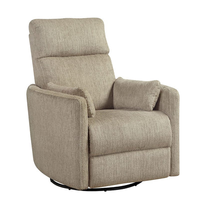 Homelegance  - Tinley Swivel Glider Reclining Chair in Brown - 9555BRW-1SW  view 2