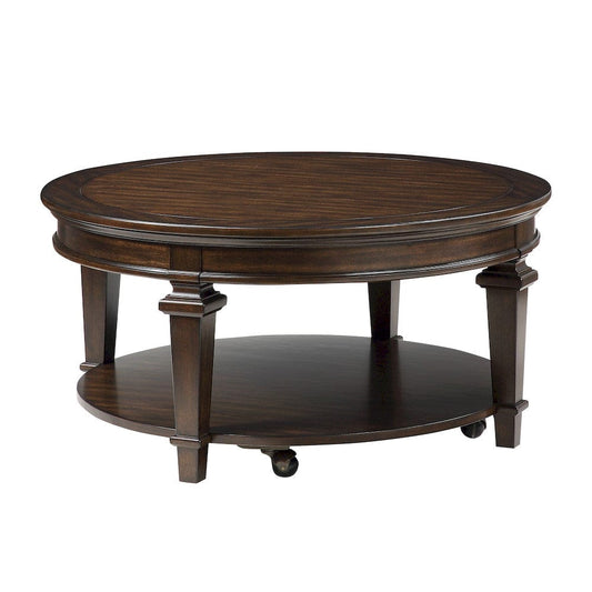 Homelegance  - Tobias Round Cocktail Table - 3681-01RD  view 2