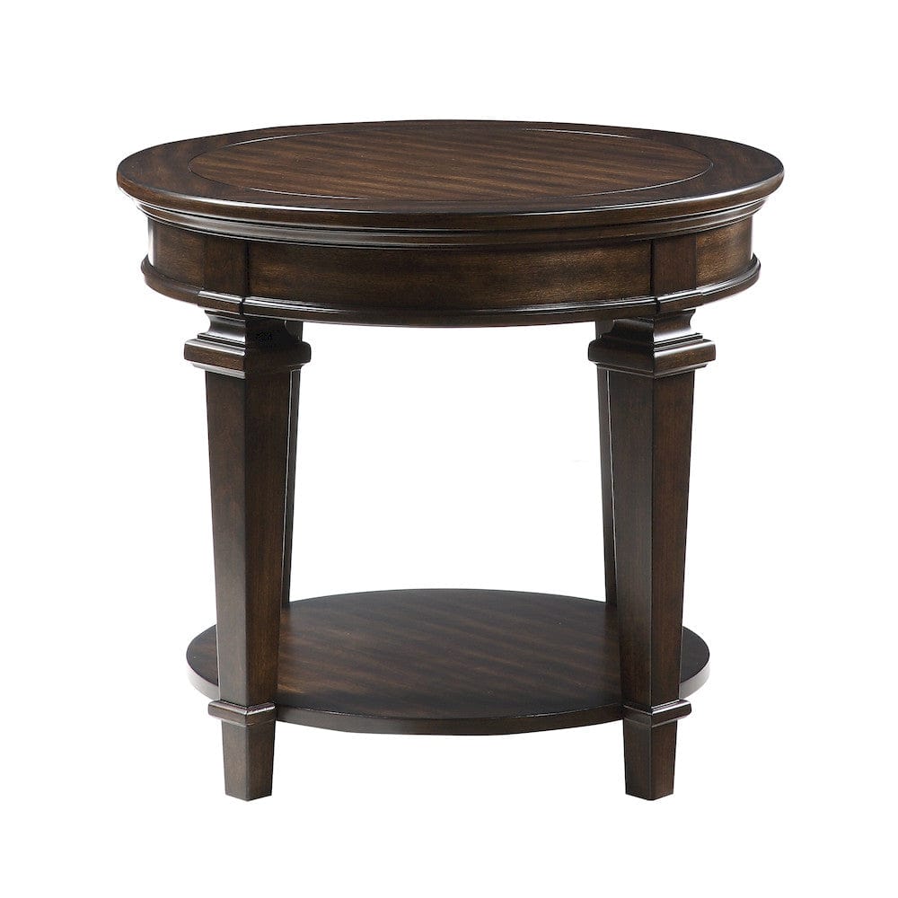 Homelegance  - Tobias Round End Table - 3681-04RD  view 1