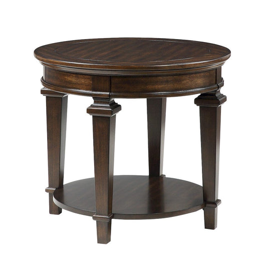 Homelegance  - Tobias Round End Table - 3681-04RD  view 2