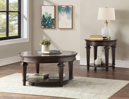 Homelegance  - Tobias Round End Table - 3681-04RD  view 3