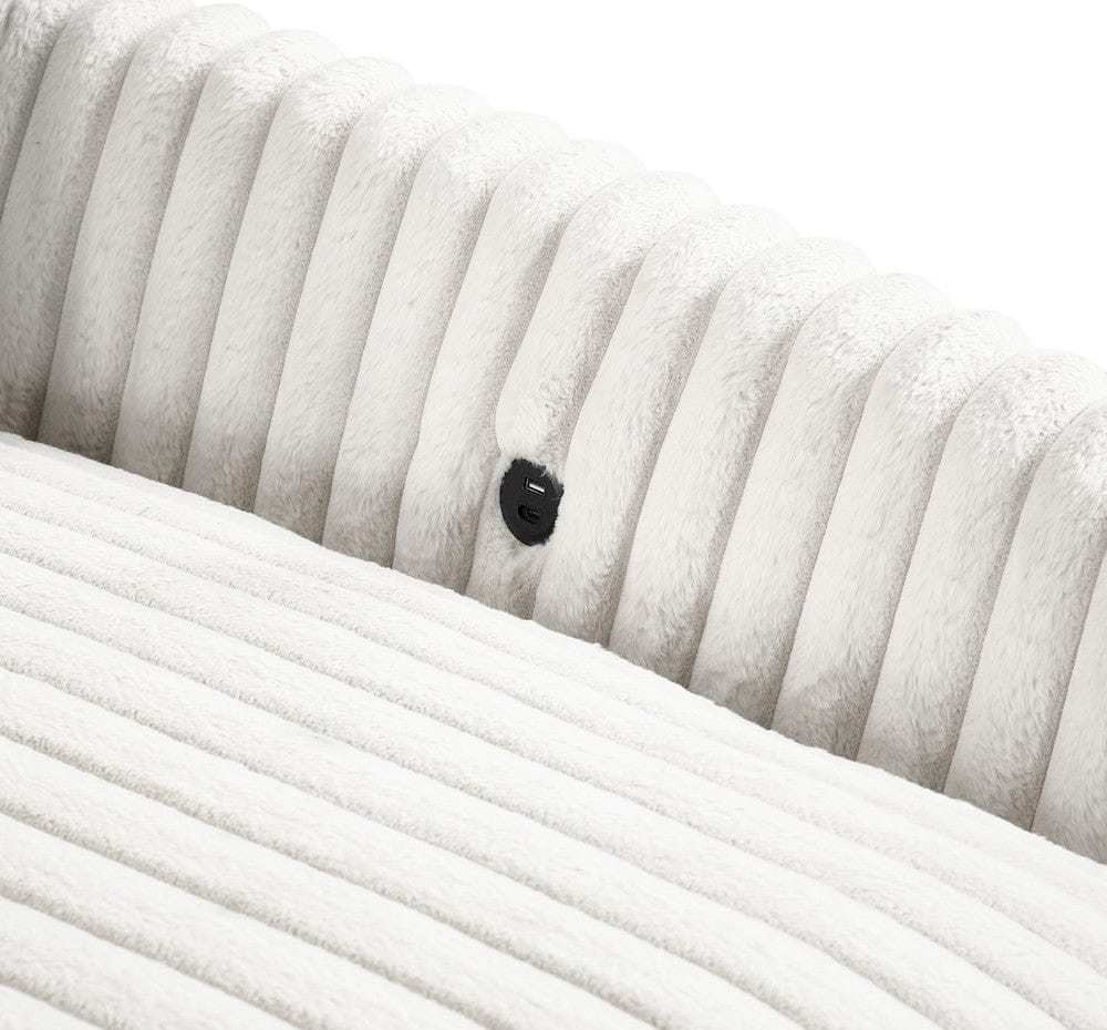 Homelegance  - Tomball Oversized Chaise Lounge in Beige - 9539BEG-5x  view 3