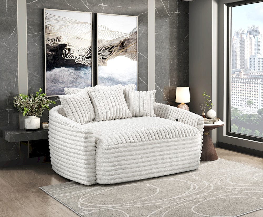 Homelegance  - Tomball Oversized Chaise Lounge in Beige - 9539BEG-5x  view 6