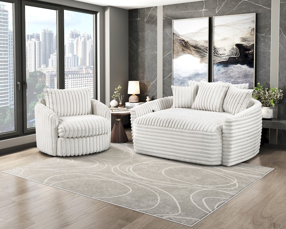Homelegance  - Tomball Oversized Chaise Lounge in Beige - 9539BEG-5x  view 7