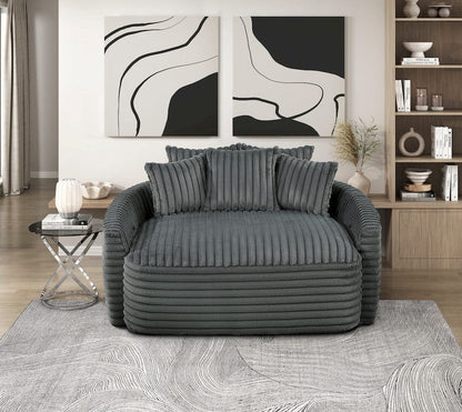 Homelegance  - Tomball Oversized Chaise Lounge in Dark gray - 9539DGY-5x  view 3