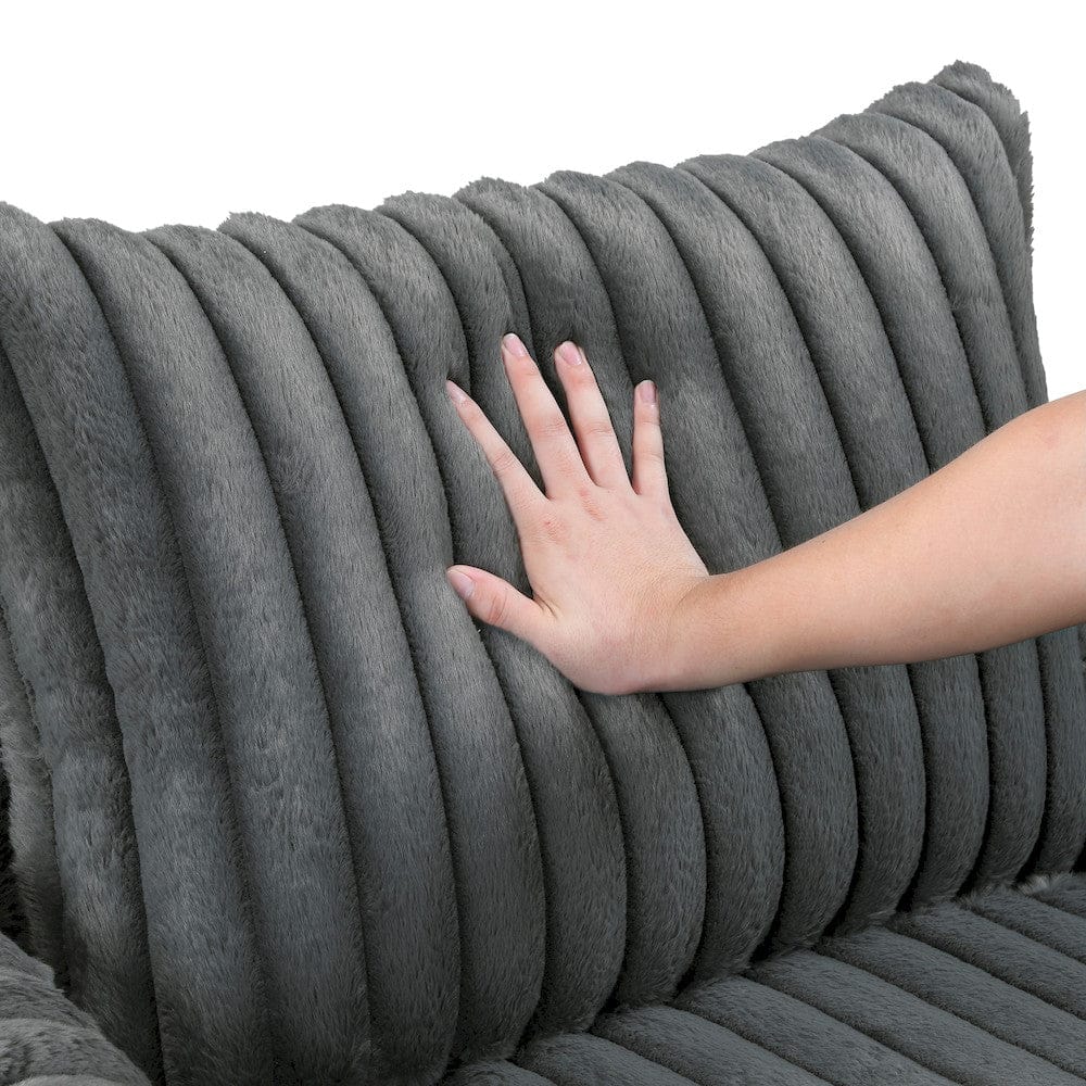Homelegance  - Tomball Oversized Chaise Lounge in Dark gray - 9539DGY-5x  view 4