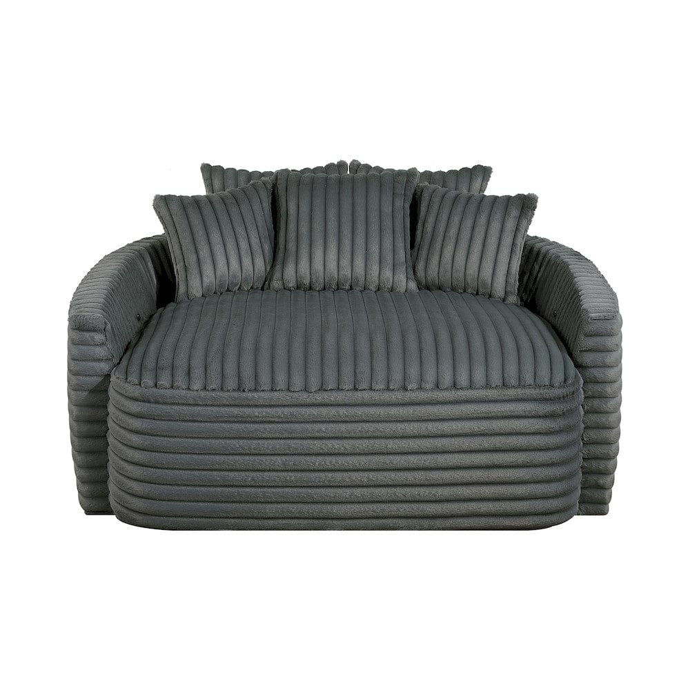 Homelegance  - Tomball Oversized Chaise Lounge in Dark gray - 9539DGY-5x  view 9