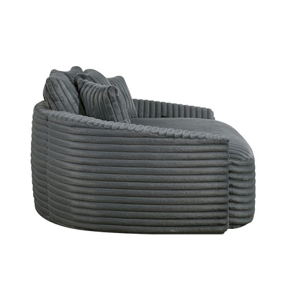 Homelegance  - Tomball Oversized Chaise Lounge in Dark gray - 9539DGY-5x  view 10