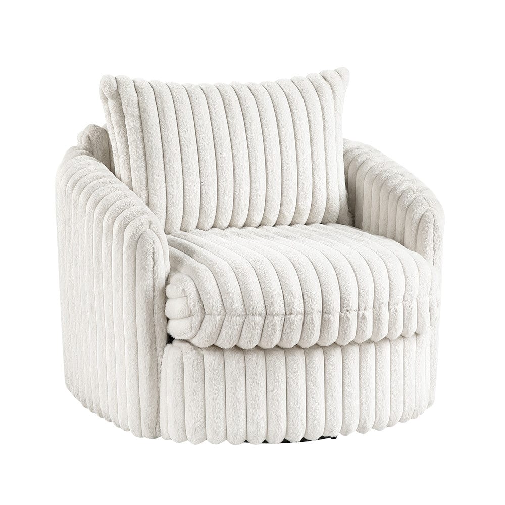 Homelegance  - Tomball Swivel Chair in Beige - 9539BEG-1SW  view 1