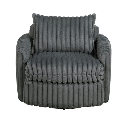 Homelegance  - Tomball Swivel Chair in Dark gray - 9539DGY-1SW  view 1