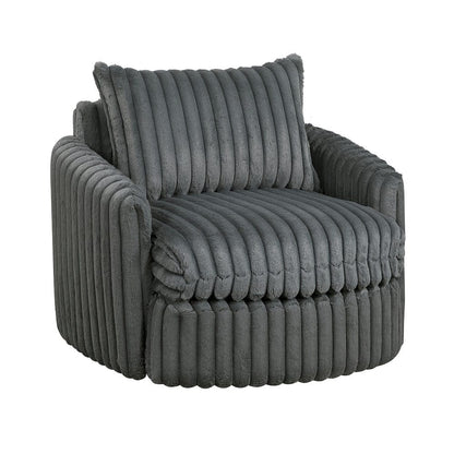 Homelegance  - Tomball Swivel Chair in Dark gray - 9539DGY-1SW  view 2
