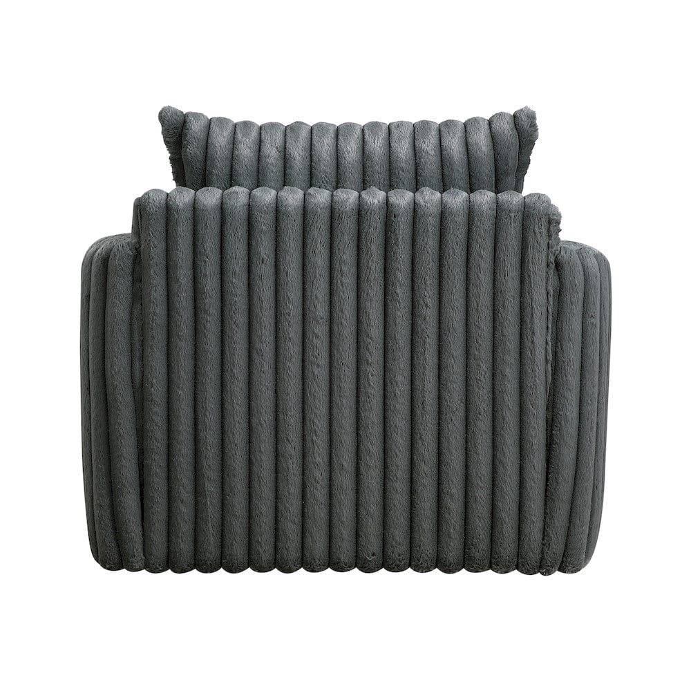 Homelegance  - Tomball Swivel Chair in Dark gray - 9539DGY-1SW  view 5