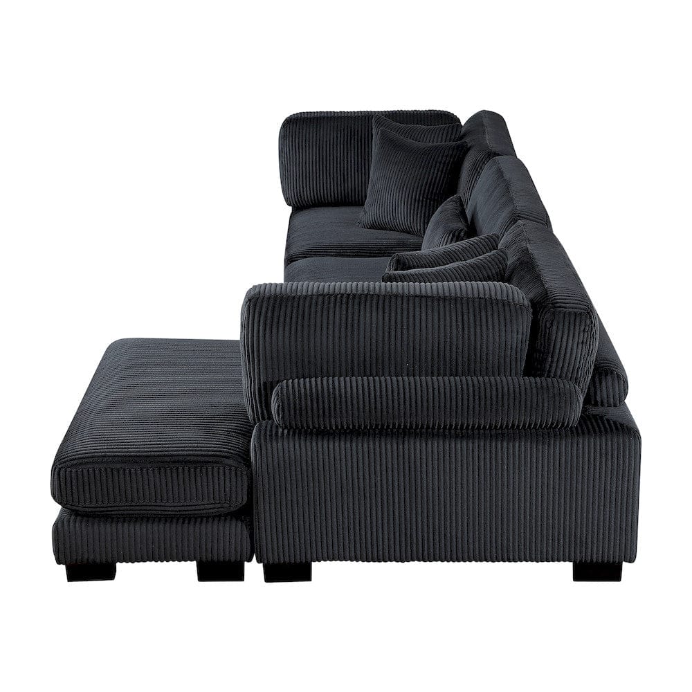 Homelegance  - Traverse 3-Piece Modular Sectional W/ Reversible Chaise - 8555BKxCRACVC  view 9