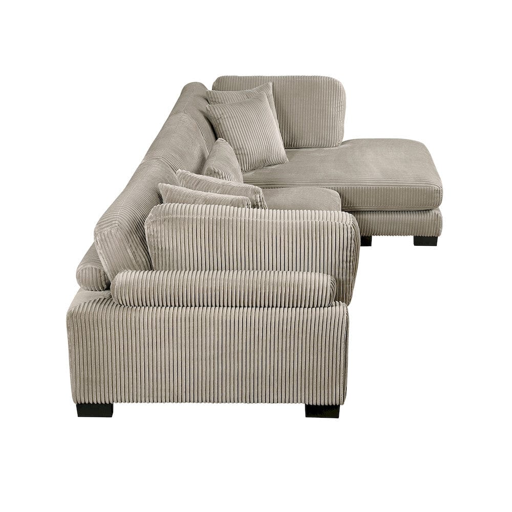 Homelegance  - Traverse 3-Piece Modular Sectional W/ Reversible Chaise - 8555GBxCRACVC  view 6