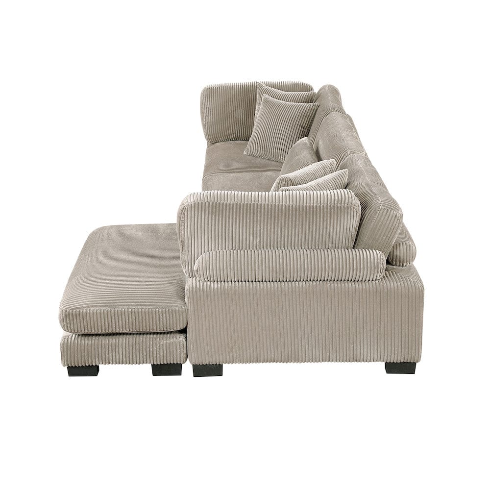 Homelegance  - Traverse 3-Piece Modular Sectional W/ Reversible Chaise - 8555GBxCRACVC  view 7