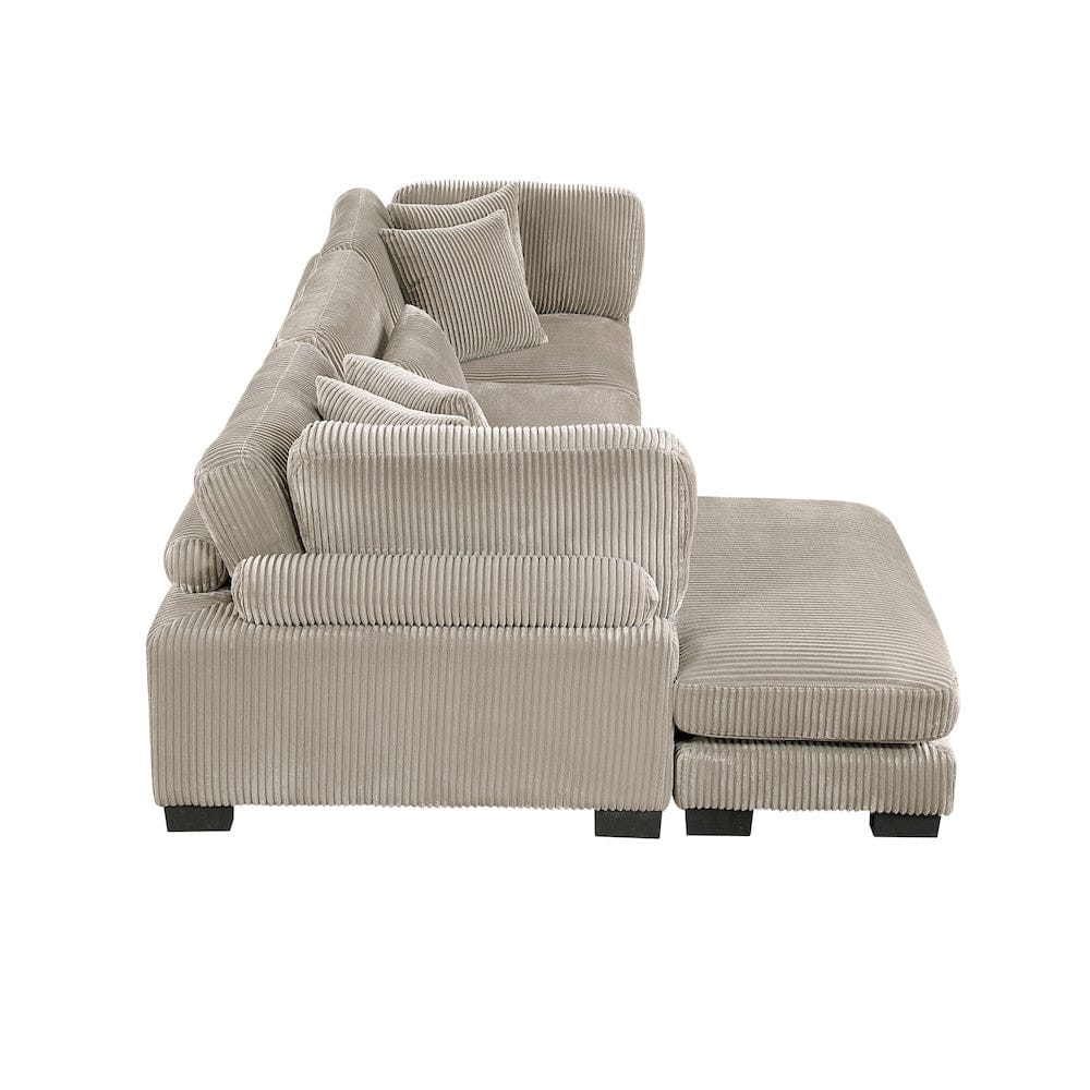 Homelegance  - Traverse 3-Piece Modular Sectional W/ Reversible Chaise - 8555GBxCRACVC  view 8