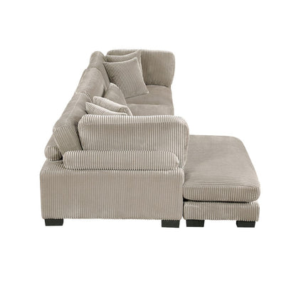 Homelegance  - Traverse 3-Piece Modular Sectional W/ Reversible Chaise - 8555GBxCRACVC  view 8
