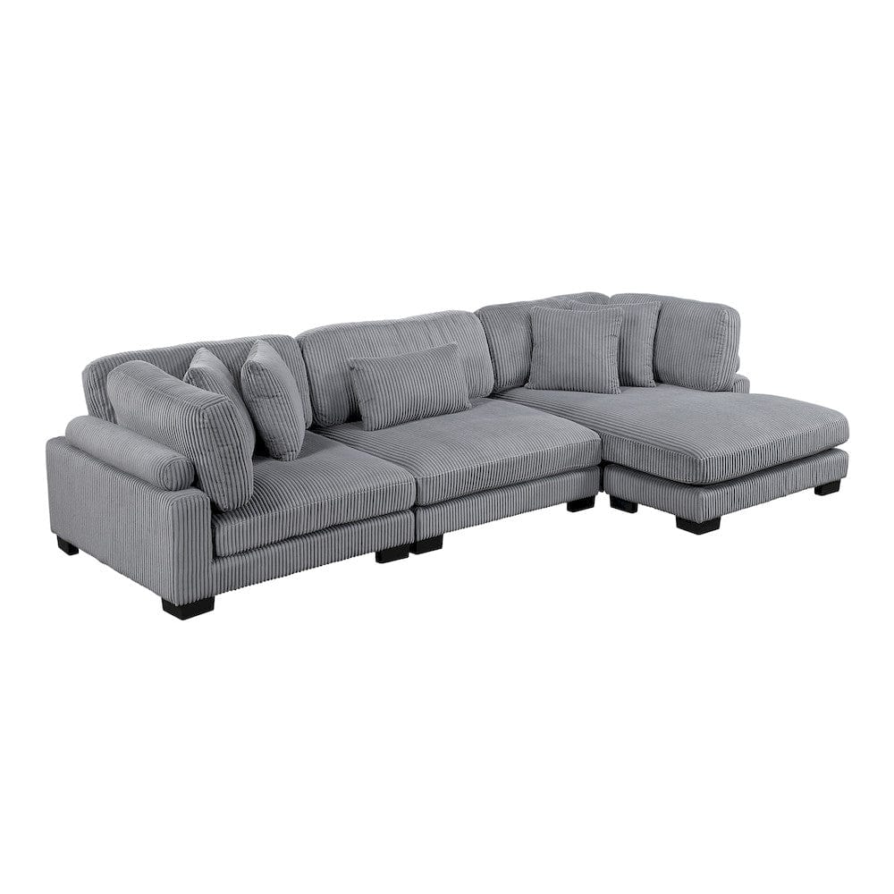 Homelegance  - Traverse 3-Piece Modular Sectional W/ Reversible Chaise - 8555GYxCRACVC  view 1