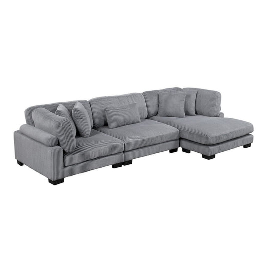 Homelegance  - Traverse 3-Piece Modular Sectional W/ Reversible Chaise - 8555GYxCRACVC  view 1