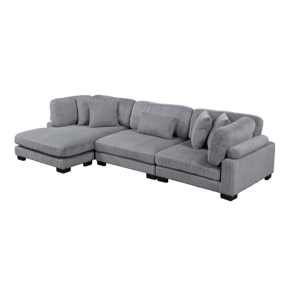 Homelegance  - Traverse 3-Piece Modular Sectional W/ Reversible Chaise - 8555GYxCRACVC  view 11
