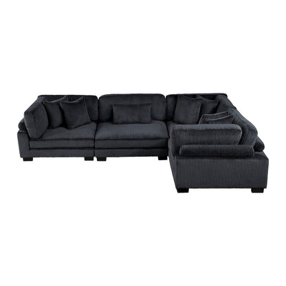 Homelegance  - Traverse 4-Piece Modular Sectional - 8555BKx3CRAC  view 1