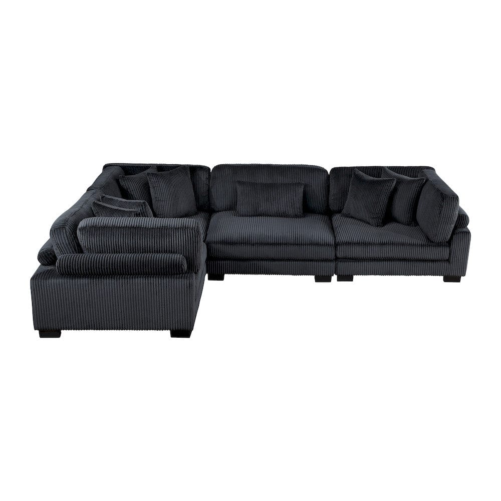 Homelegance  - Traverse 4-Piece Modular Sectional - 8555BKx3CRAC  view 2