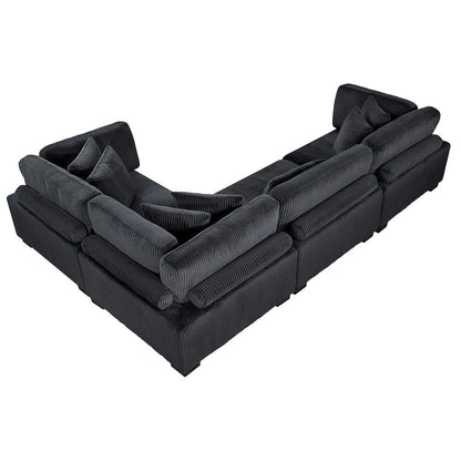 Homelegance  - Traverse 4-Piece Modular Sectional - 8555BKx3CRAC  view 5