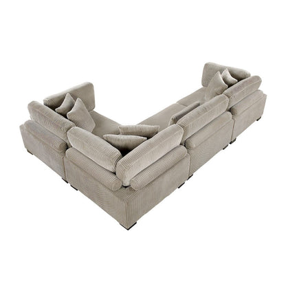 Homelegance  - Traverse 4-Piece Modular Sectional - 8555GBx3CRAC  view 9
