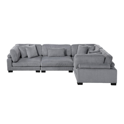 Homelegance  - Traverse 4-Piece Modular Sectional - 8555GYx3CRAC  view 1
